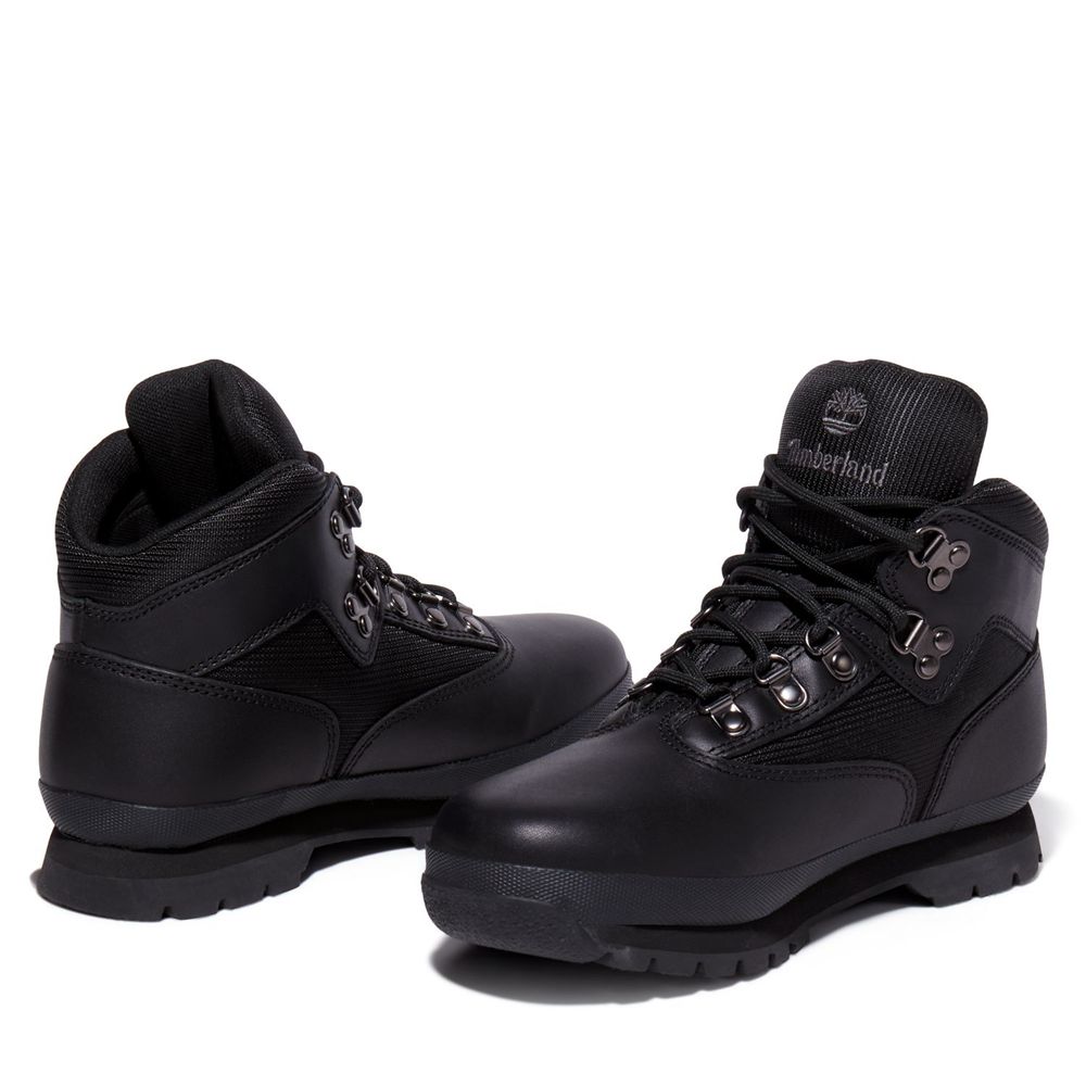 Timberland Αθλητικα Παπουτσια Παιδικα Μαυρα - Junior Euro Hiker Boots - Greece 3629150-ZO